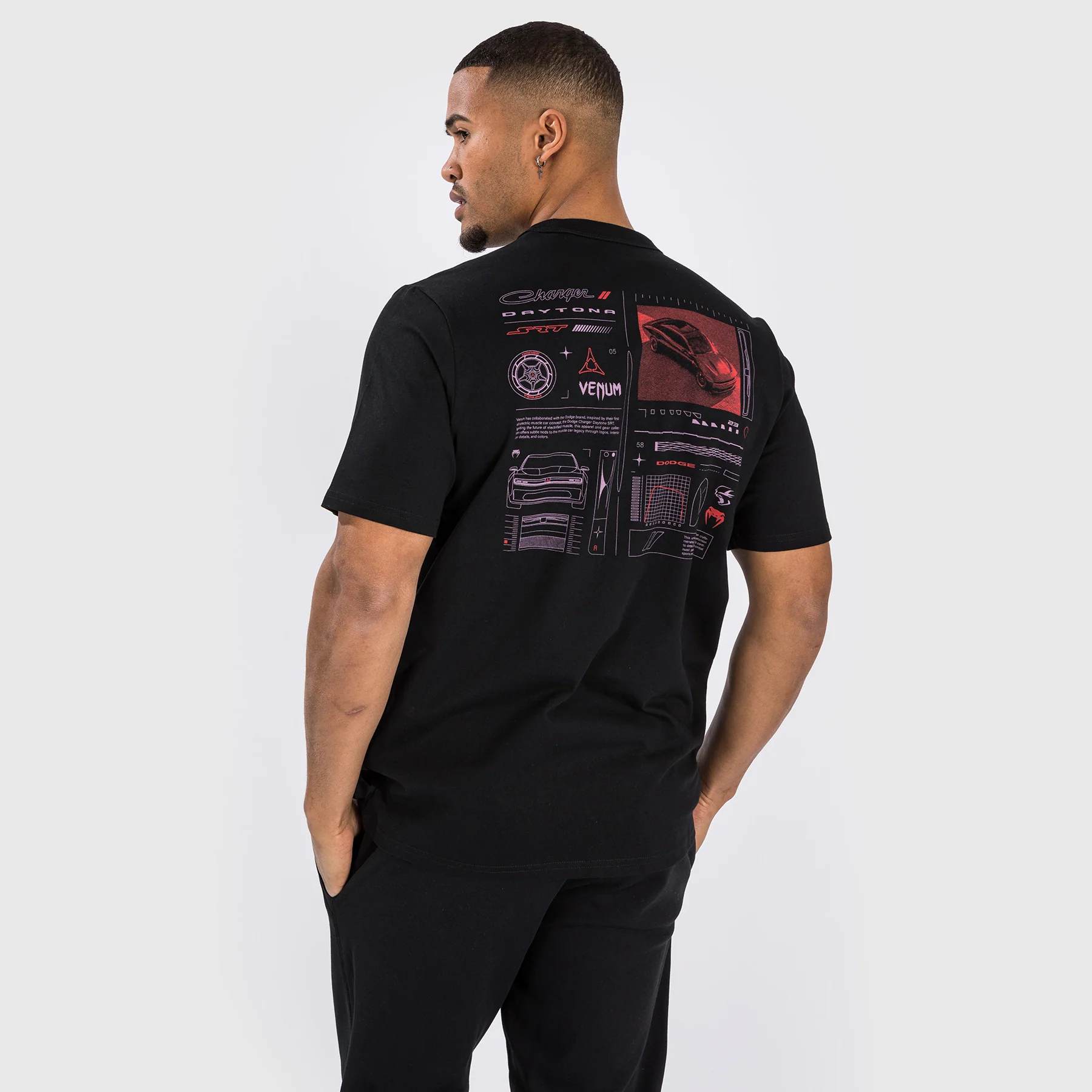 Venum x Dodge Banshee T-Shirt für Männer - Schwarz