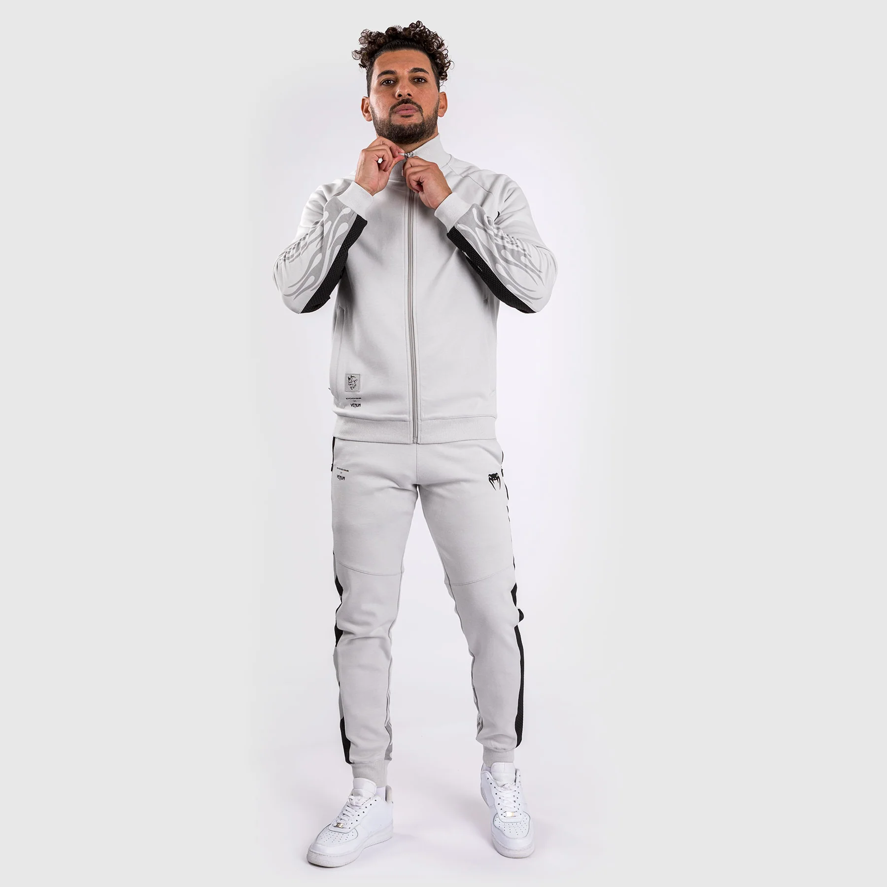 Venum x Dodge Demon 170 Herren-Jacke mit durchgehendem Reißverschluss - Grau - Image 8