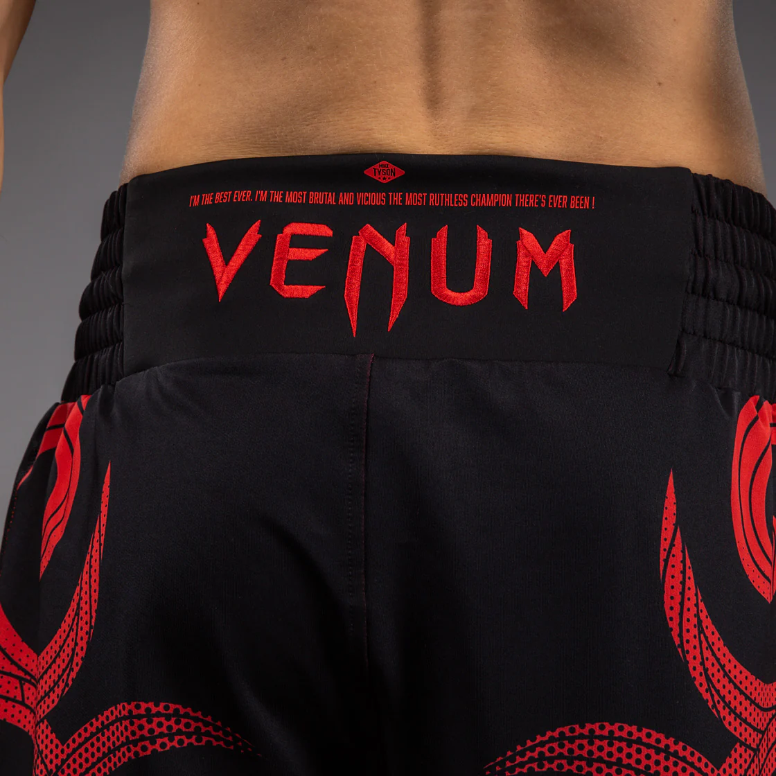 Venum x Mike Tyson Tiger Boxshorts - Tiefschwarz/Intensivrot - Image 6
