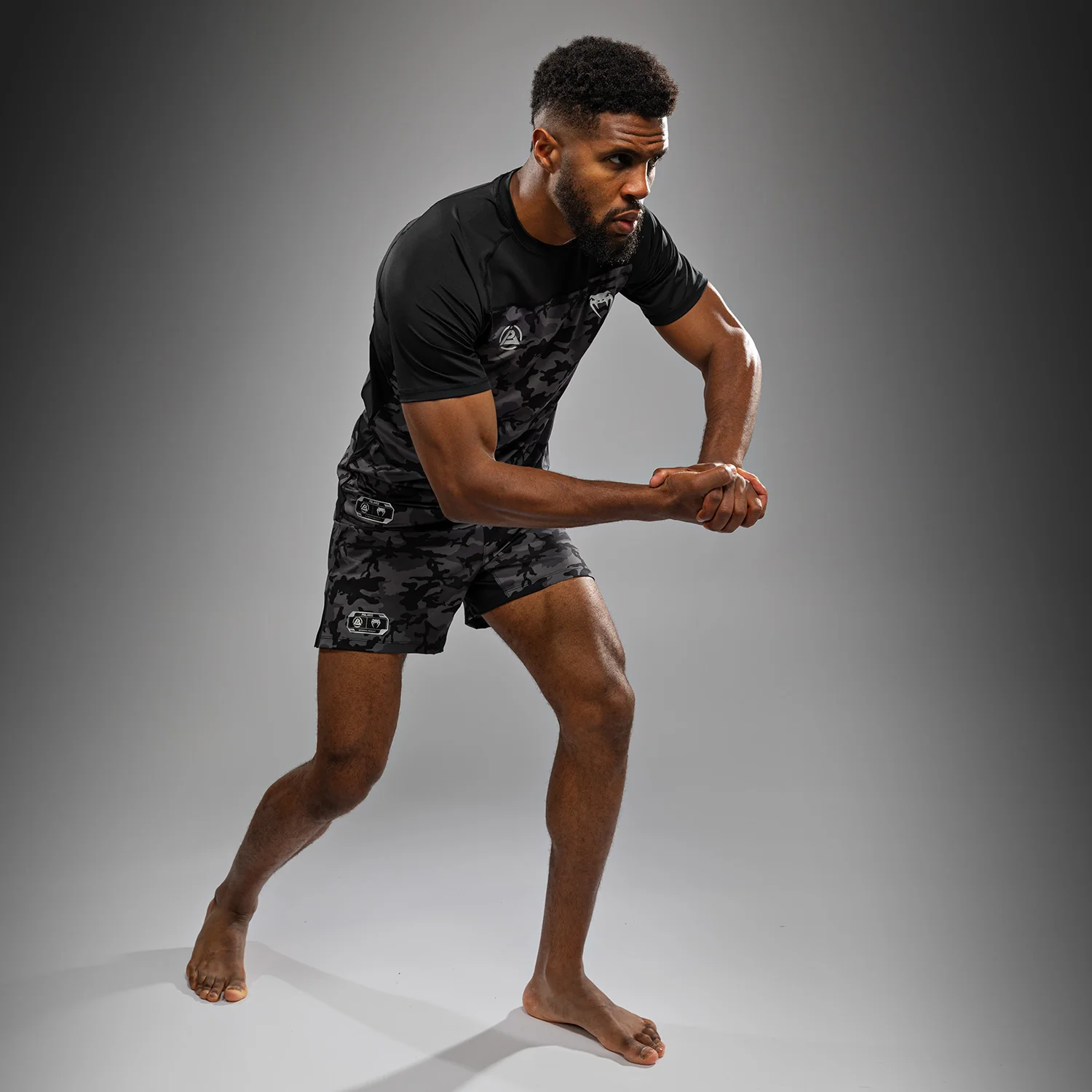 Venum x Polaris Dry-Tech T-shirt - Schwarz/Grau - Image 3