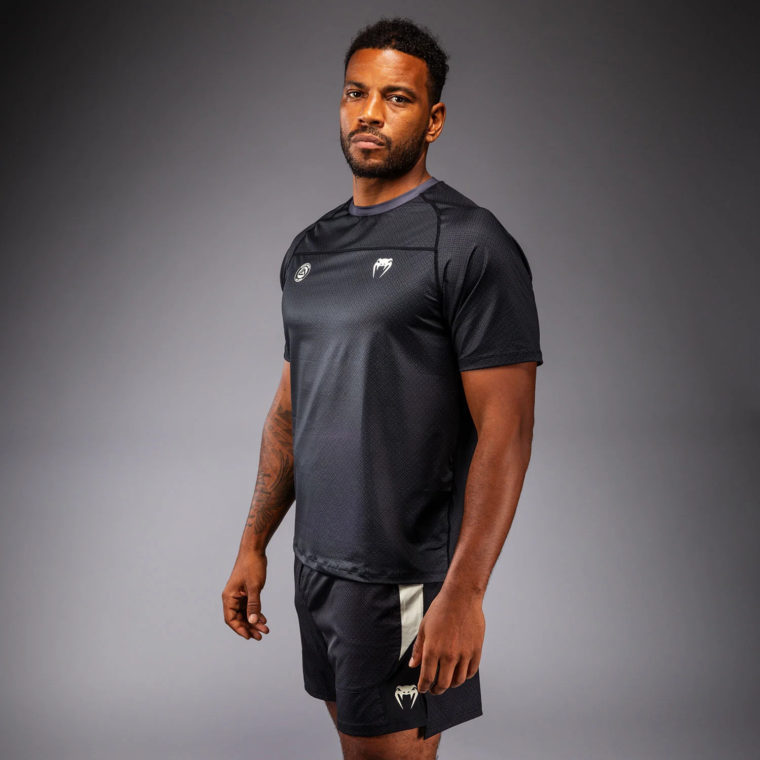 Venum x Roger Gracie Academy Dry‑Tech‑T‑Shirt - Schwarz - Image 3