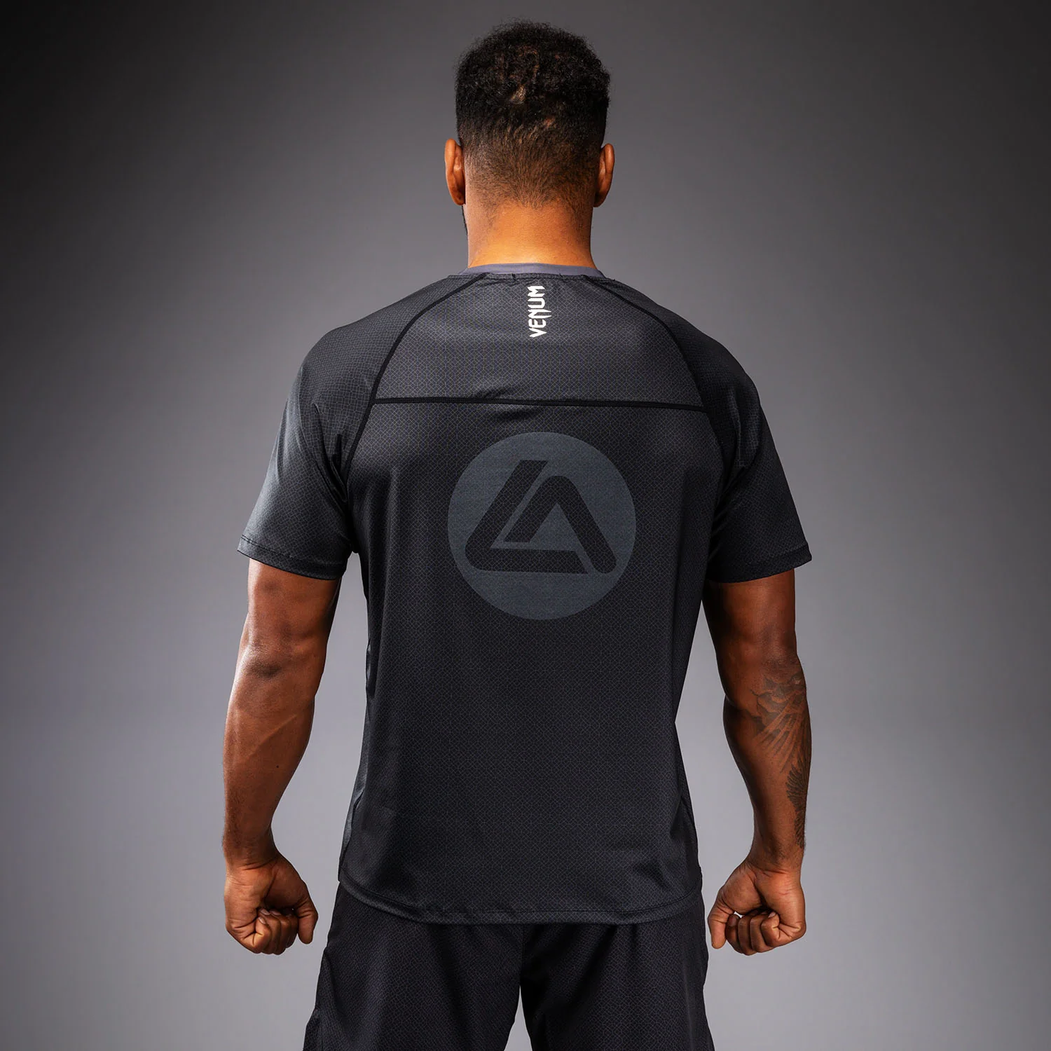 Venum x Roger Gracie Academy Dry‑Tech‑T‑Shirt - Schwarz - Image 4