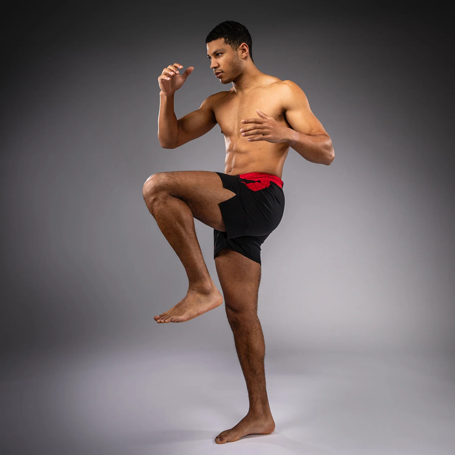 Venum x Roger Gracie Signature Fightshorts - Schwarz/Rot - Image 6
