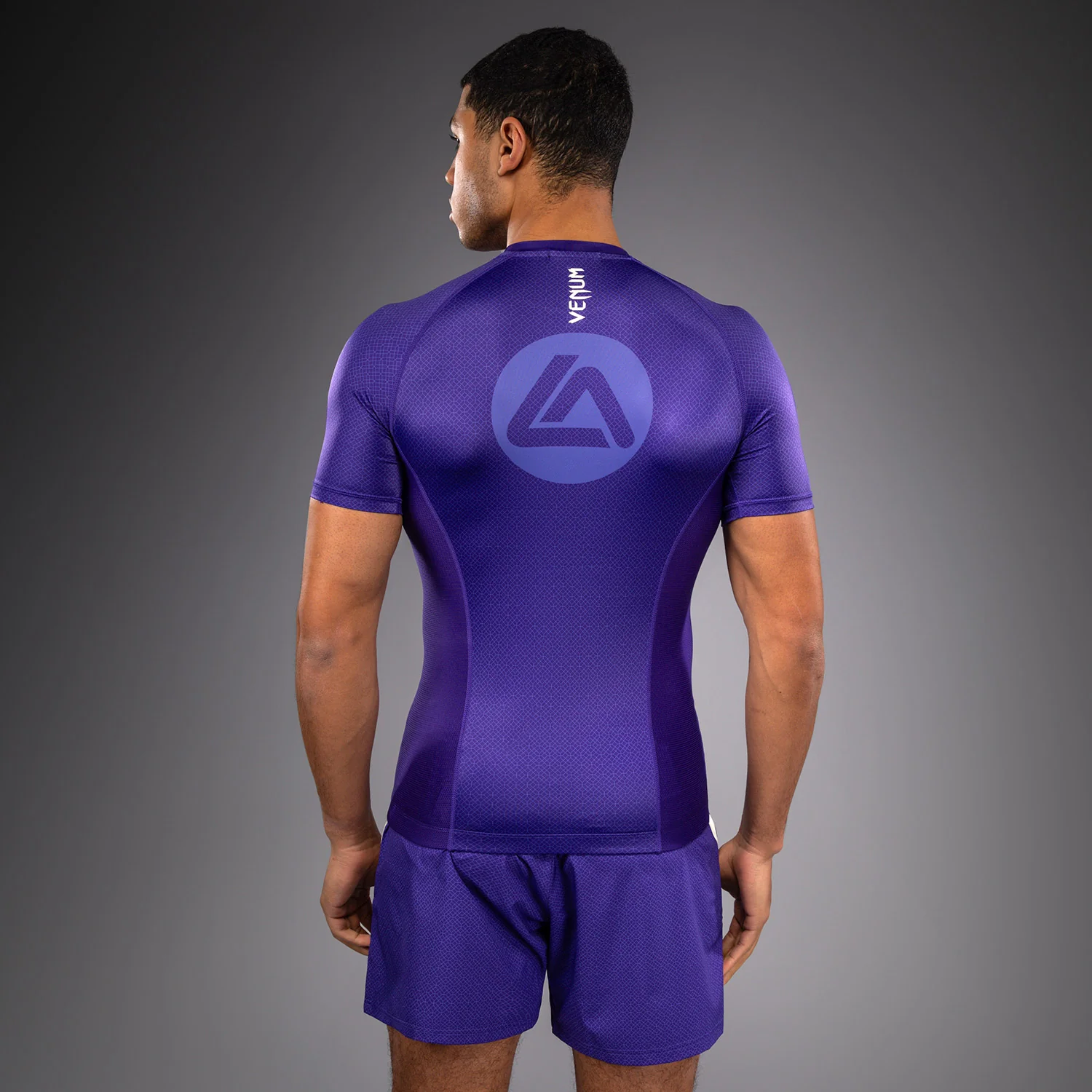 Venum x Roger Gracie Academy Kurzarm Rashguard - Lila