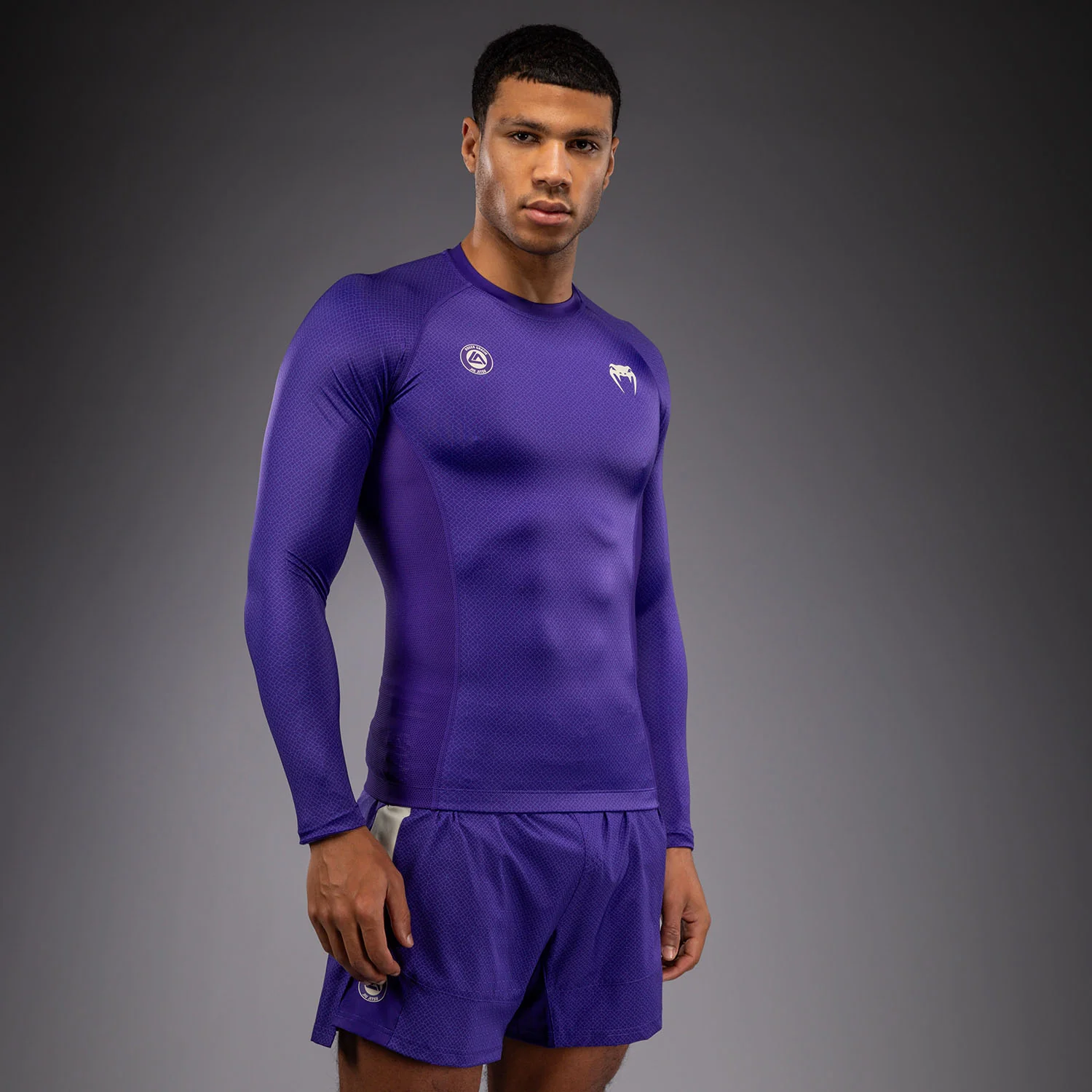 Venum x Roger Gracie Academy Langarm Rashguard - Lila - Image 2