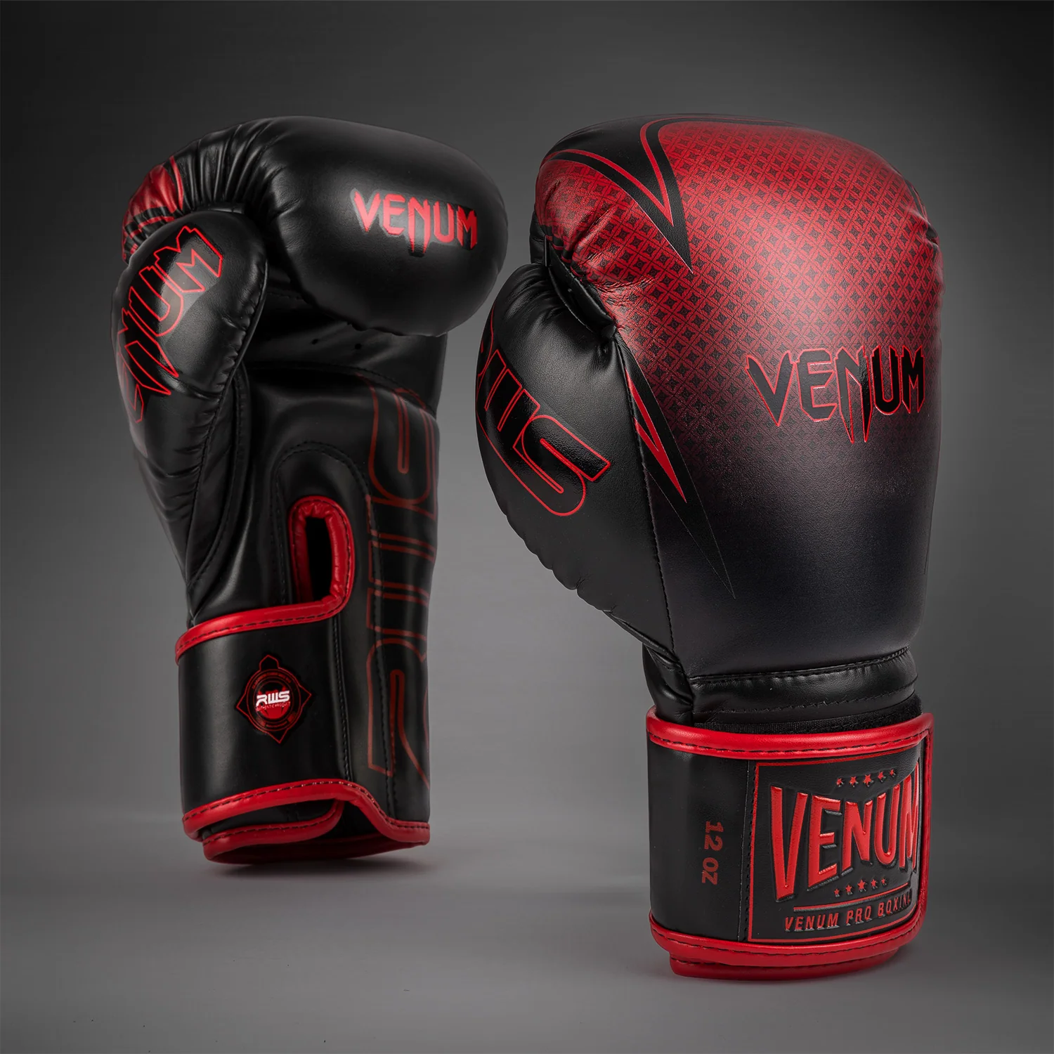 Venum x RWS 2.0 Boxhandschuhe – Schwarz/Rot