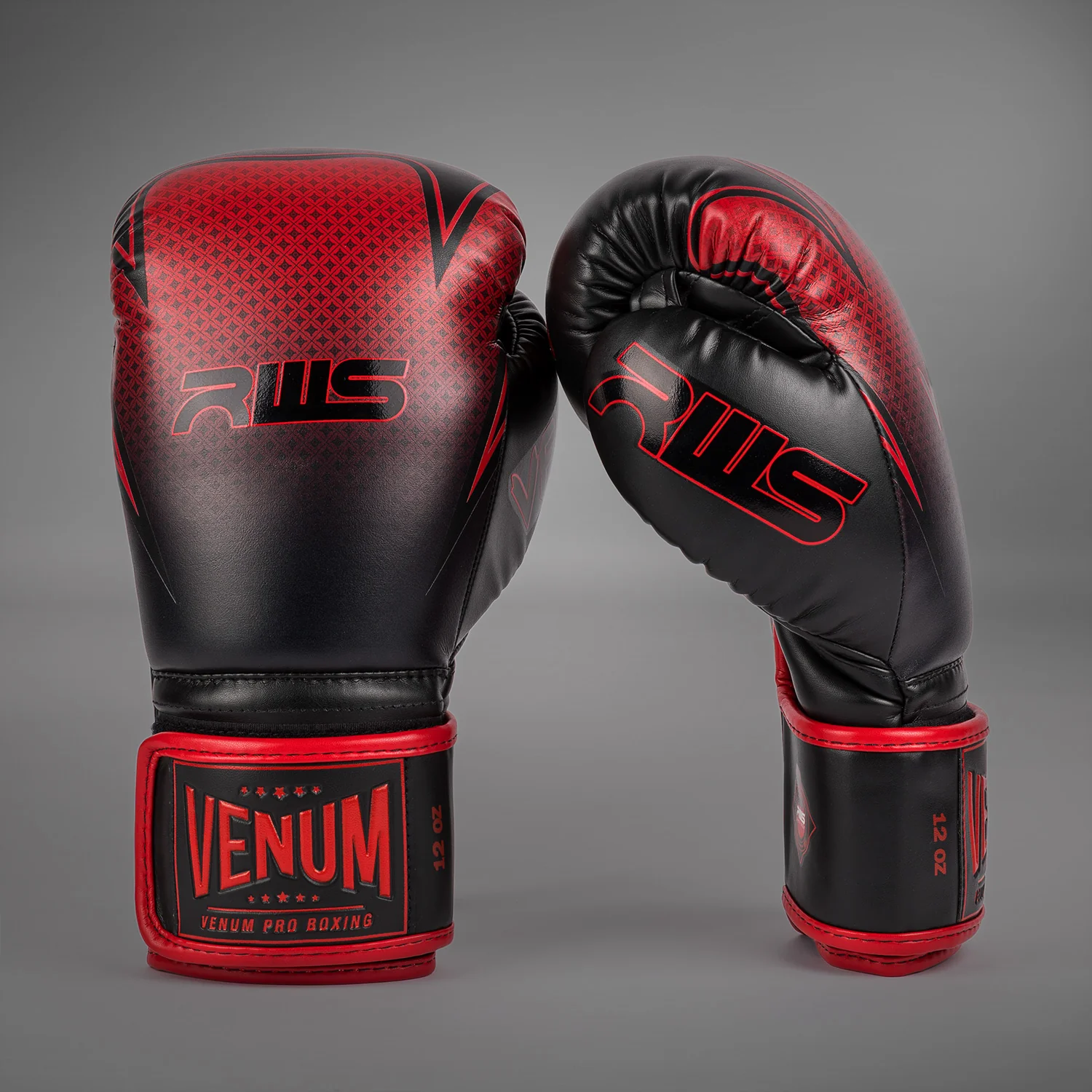 Venum x RWS 2.0 Boxhandschuhe – Schwarz/Rot - Image 2