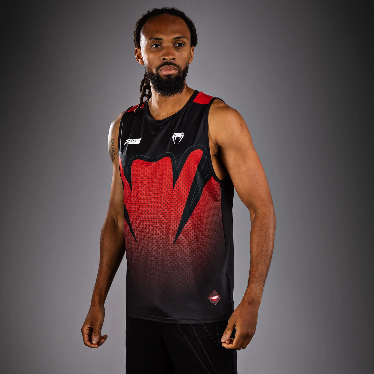 Venum x RWS 2.0 Men’s Dry-Tech Tank Top – Schwarz/Rot