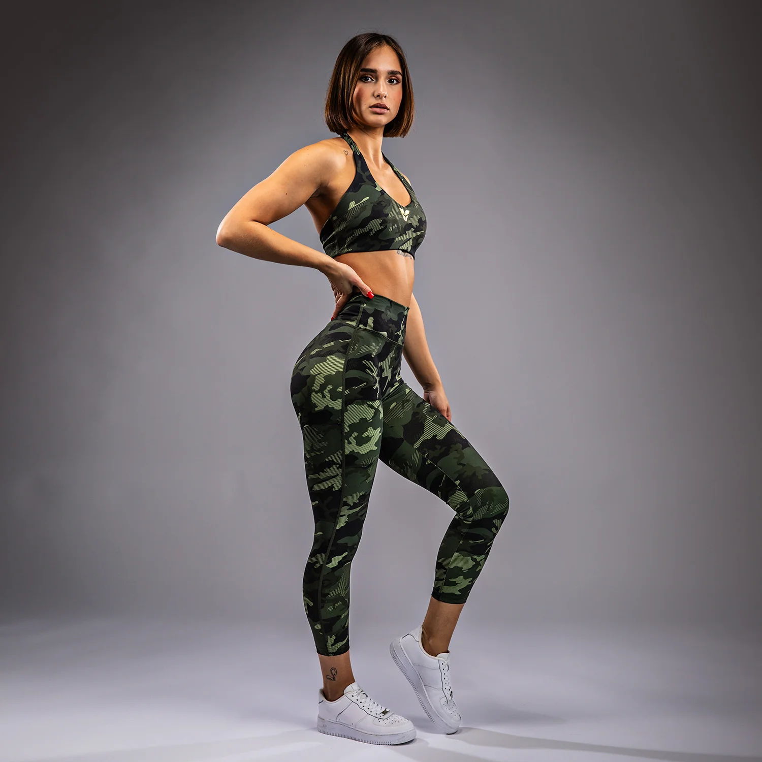 Venum x Sophia Rose Damen 7/8 Leggings - Forest Camo - Image 2