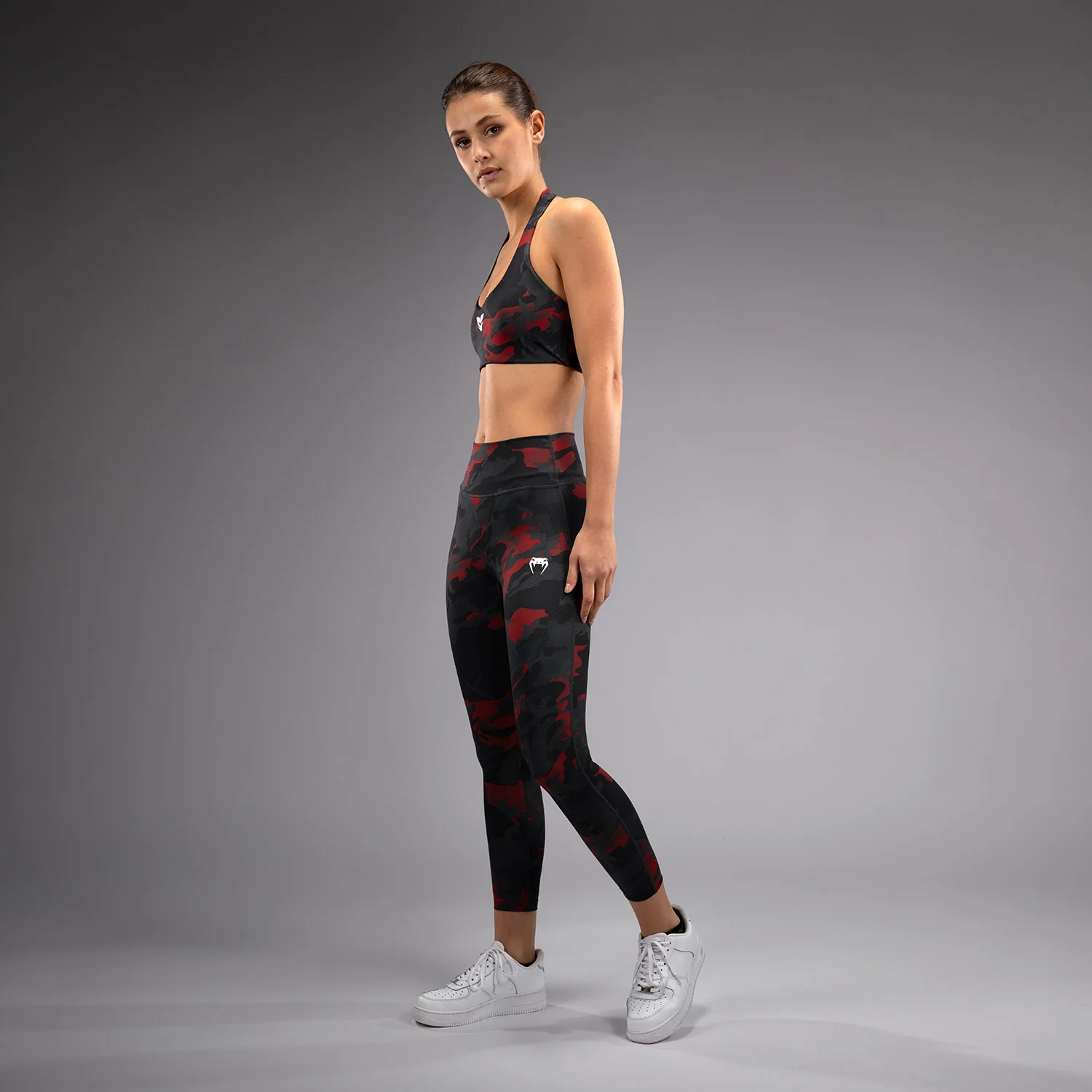 Venum x Sophia Rose  Damen 7/8 Leggings - Urban Red Camo - Image 3
