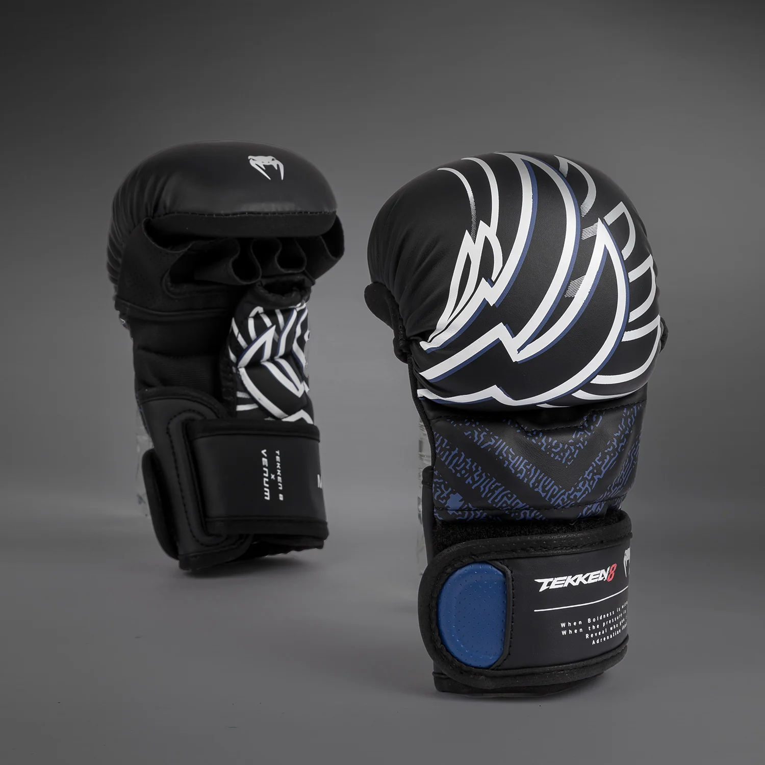 Venum x TEKKEN 8 - Jin Kazama Sparring Handschuhe - Blau/Schwarz/Weiß - Image 6