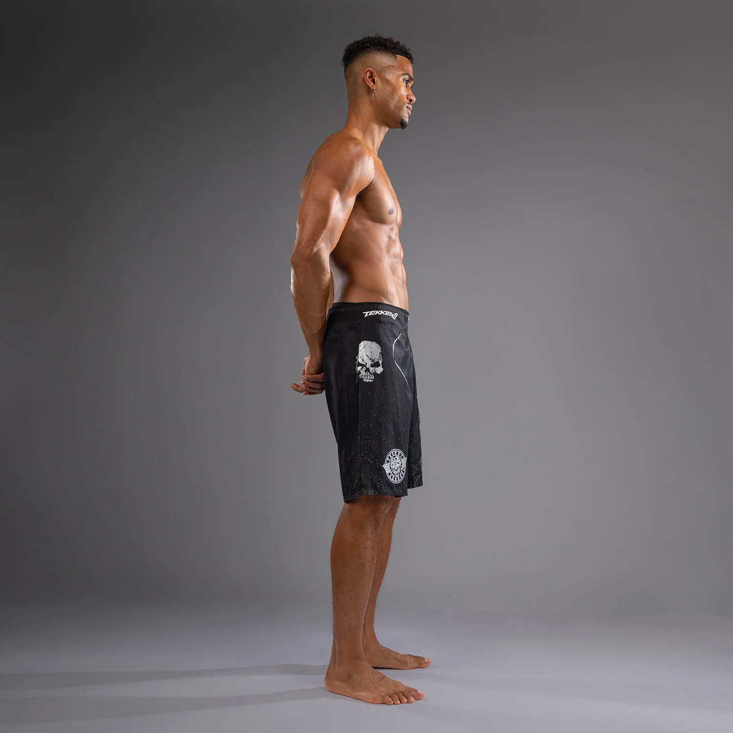 Venum x TEKKEN 8 - Paul Phoenix Fight Shorts - Schwarz - Image 4