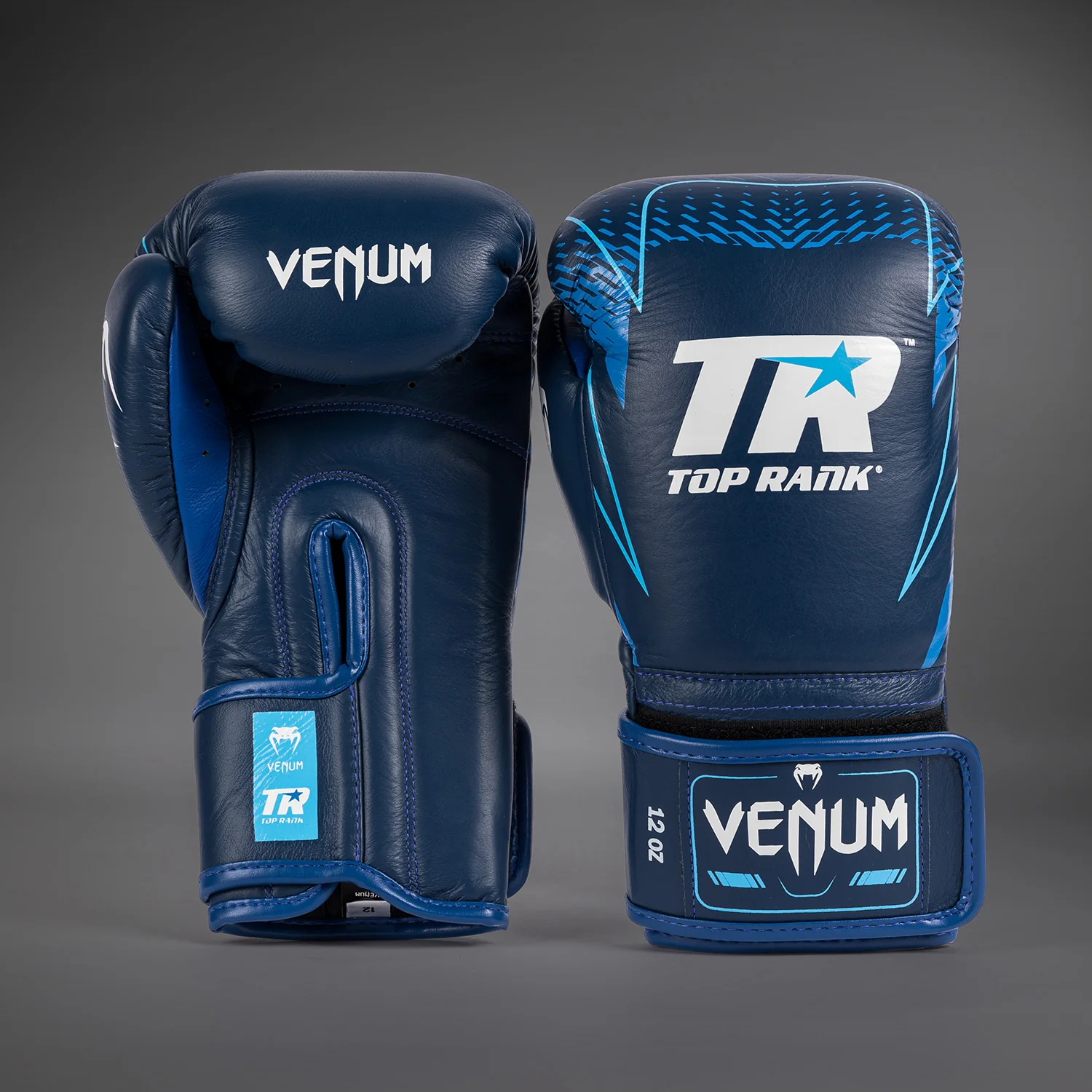 Venum x Top Rank Original Hammer Boxhandschuhe - Marineblau