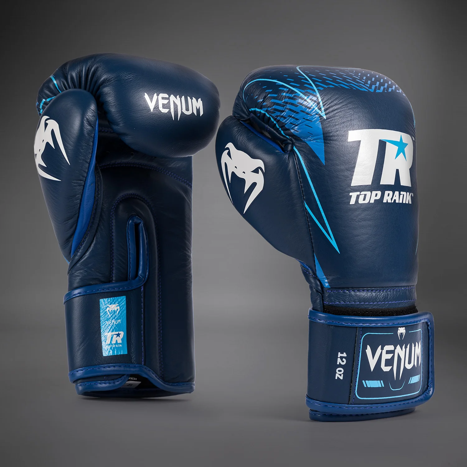 Venum x Top Rank Original Hammer Boxhandschuhe - Marineblau - Image 2