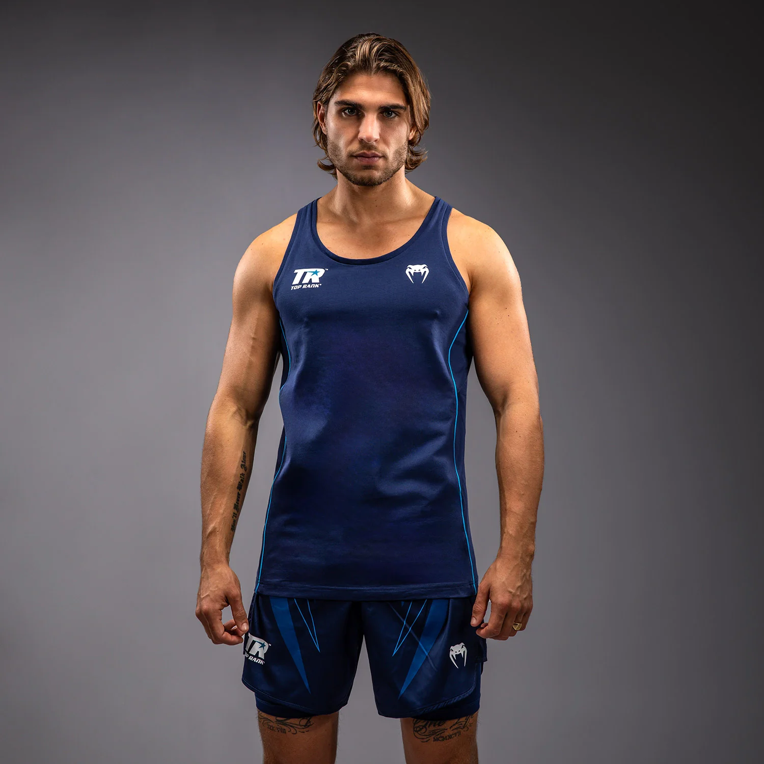 Venum x Top Rank Original Herren Tanktop - Marineblau