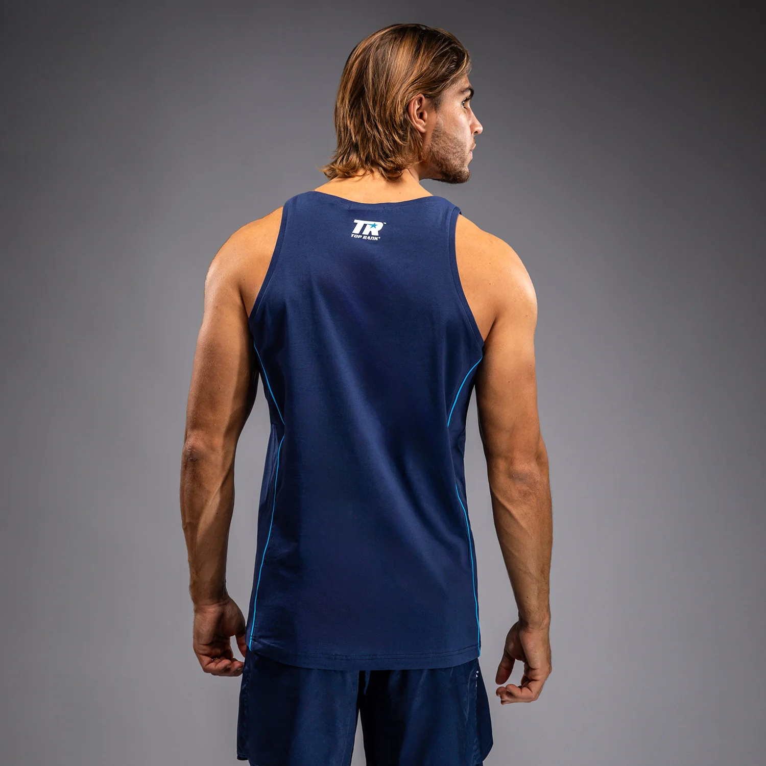 Venum x Top Rank Original Herren Tanktop - Marineblau - Image 3