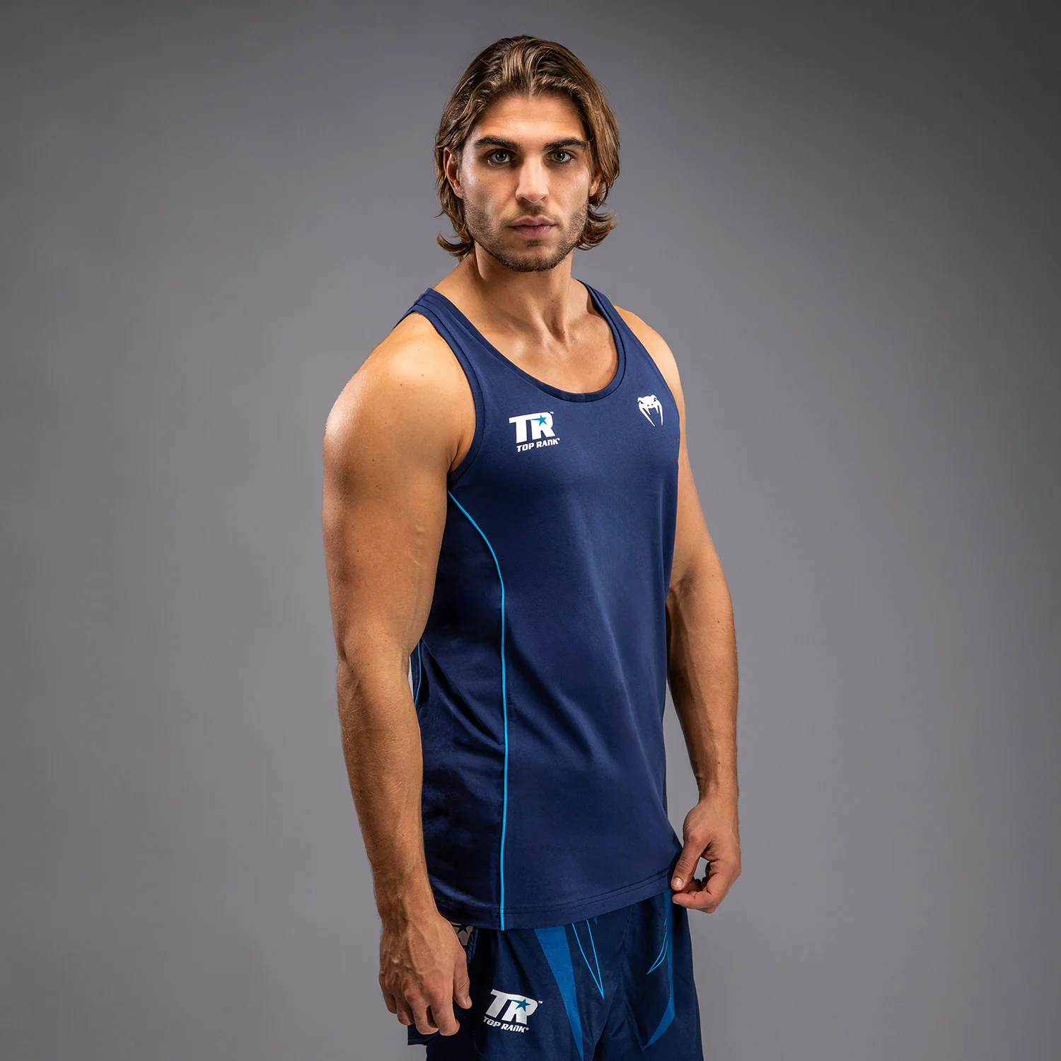 Venum x Top Rank Original Herren Tanktop - Marineblau - Image 4