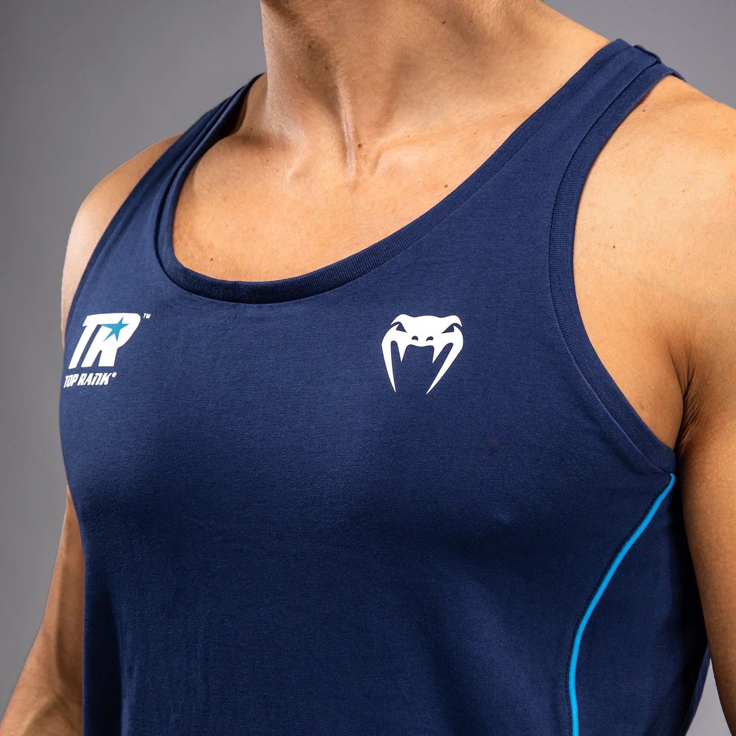 Venum x Top Rank Original Herren Tanktop - Marineblau - Image 5