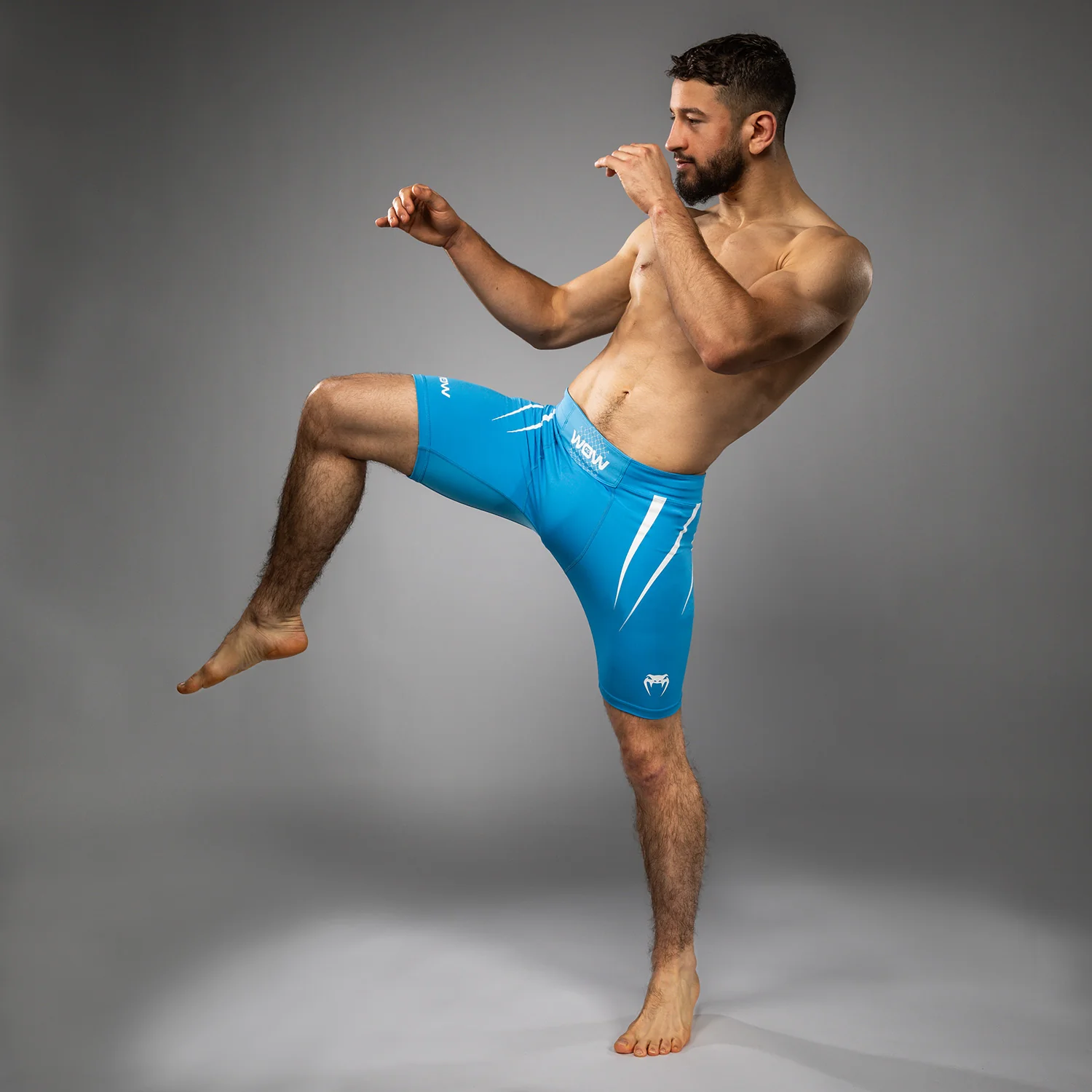 Venum x WOW FC Herren Vale Tudo Shorts - Pacific Blue - Image 2