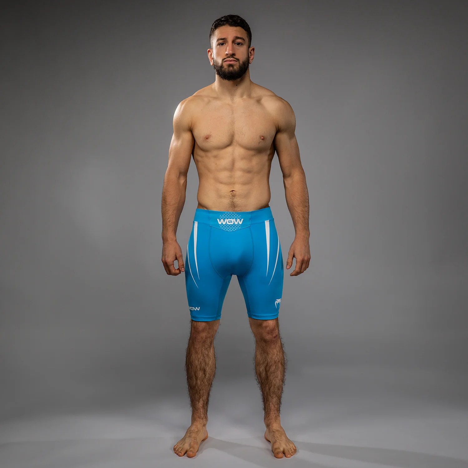 Venum x WOW FC Herren Vale Tudo Shorts - Pacific Blue - Image 3