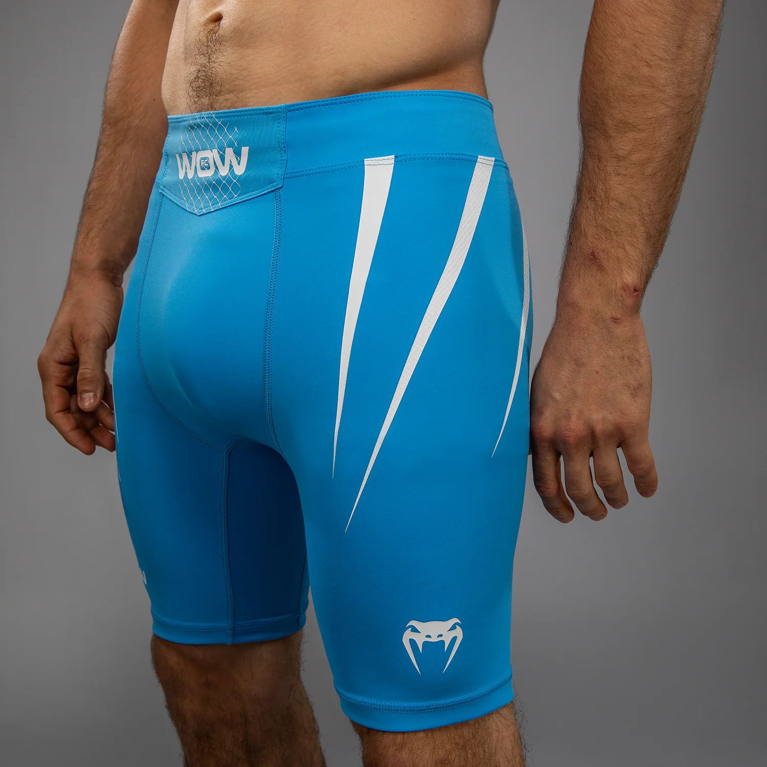 Venum x WOW FC Herren Vale Tudo Shorts - Pacific Blue - Image 5