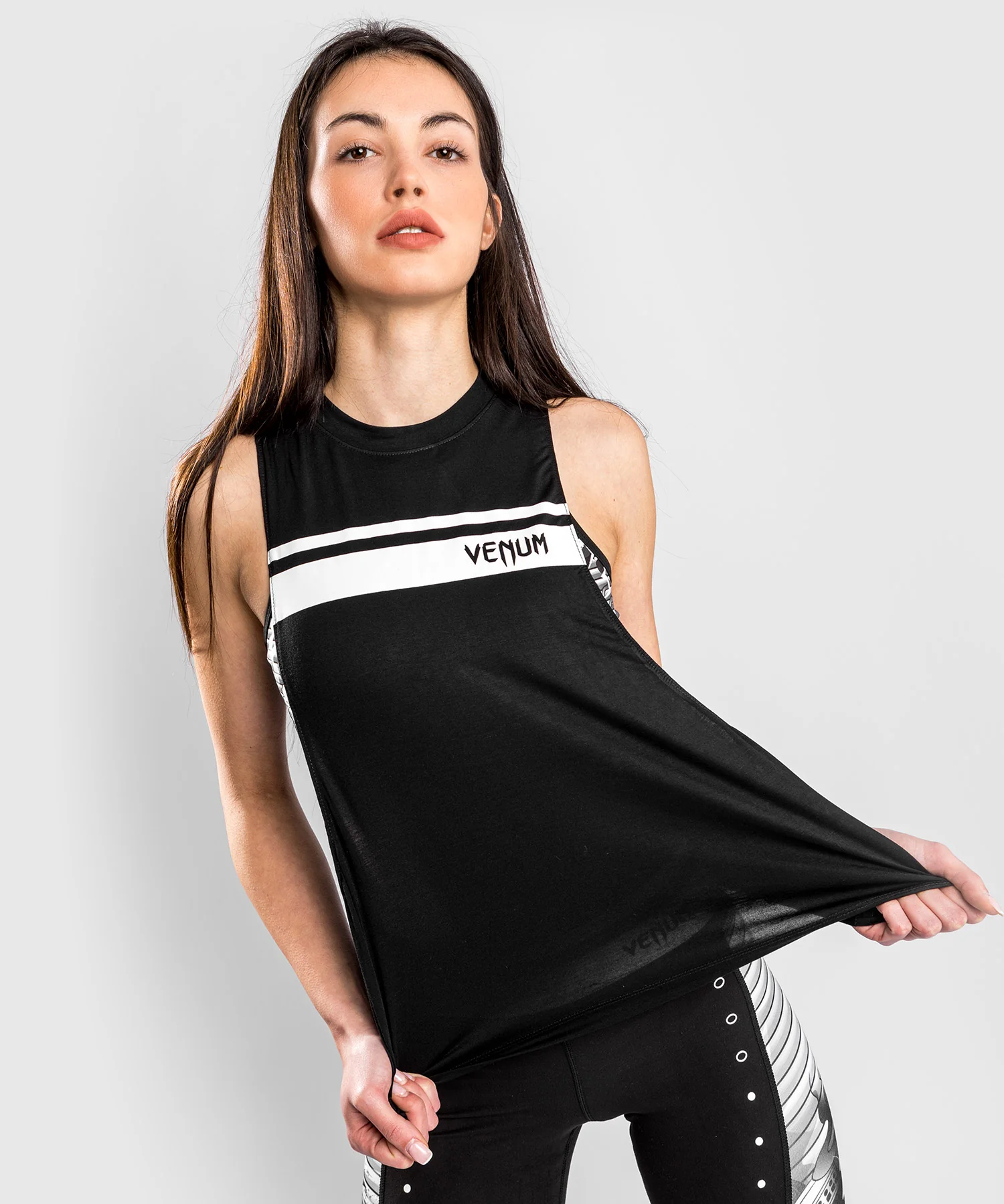Venum YKZ21 Tank Top - Für Frauen - Schwarz/Weiß