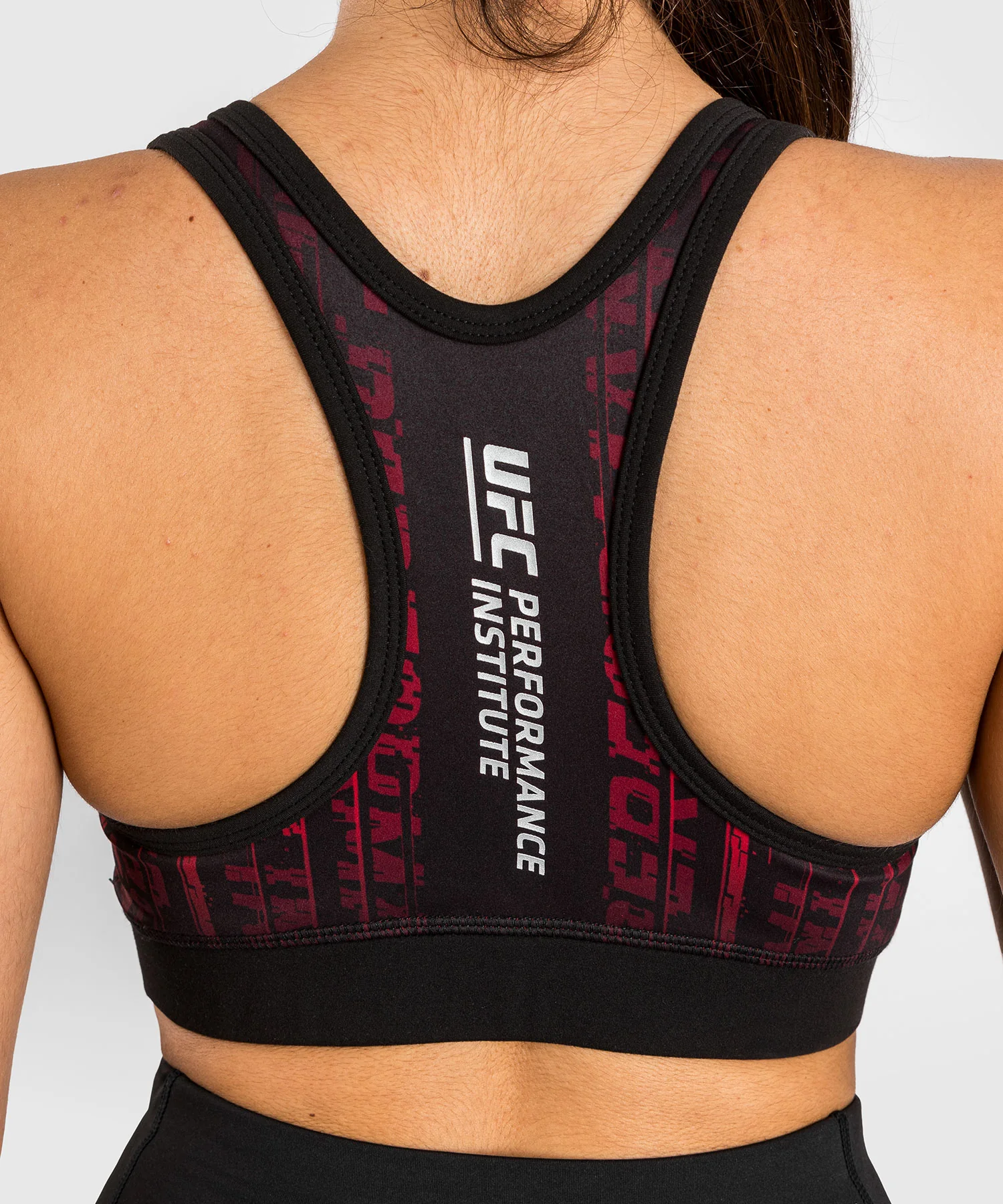 UFC Performance Institute 2.0 Sport-BH für Frauen - Schwarz/Rot - Image 7