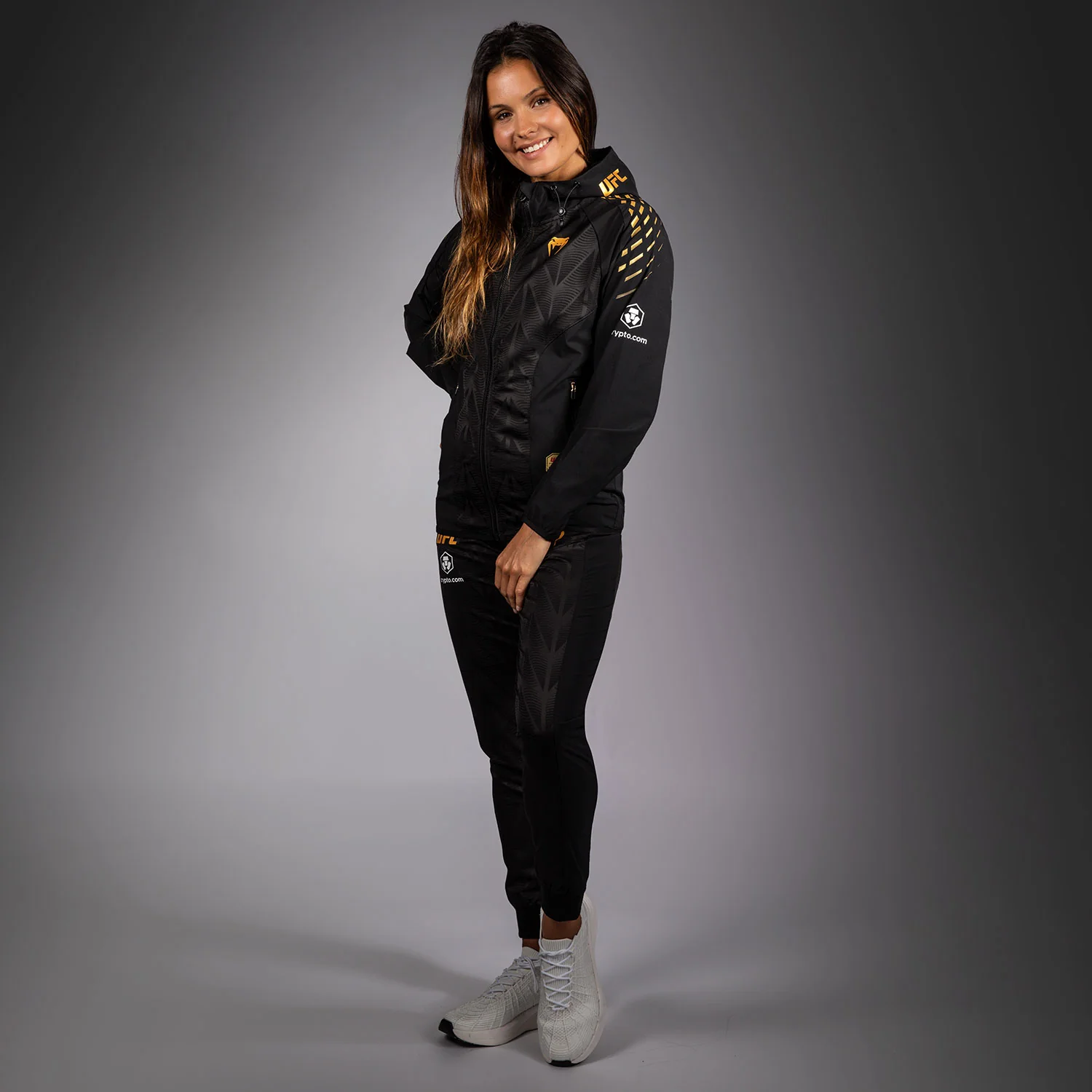 UFC Zenith by Venum Authentic Fight Night Kapuzenjacke Damen Personalisiert - Champion - Image 10